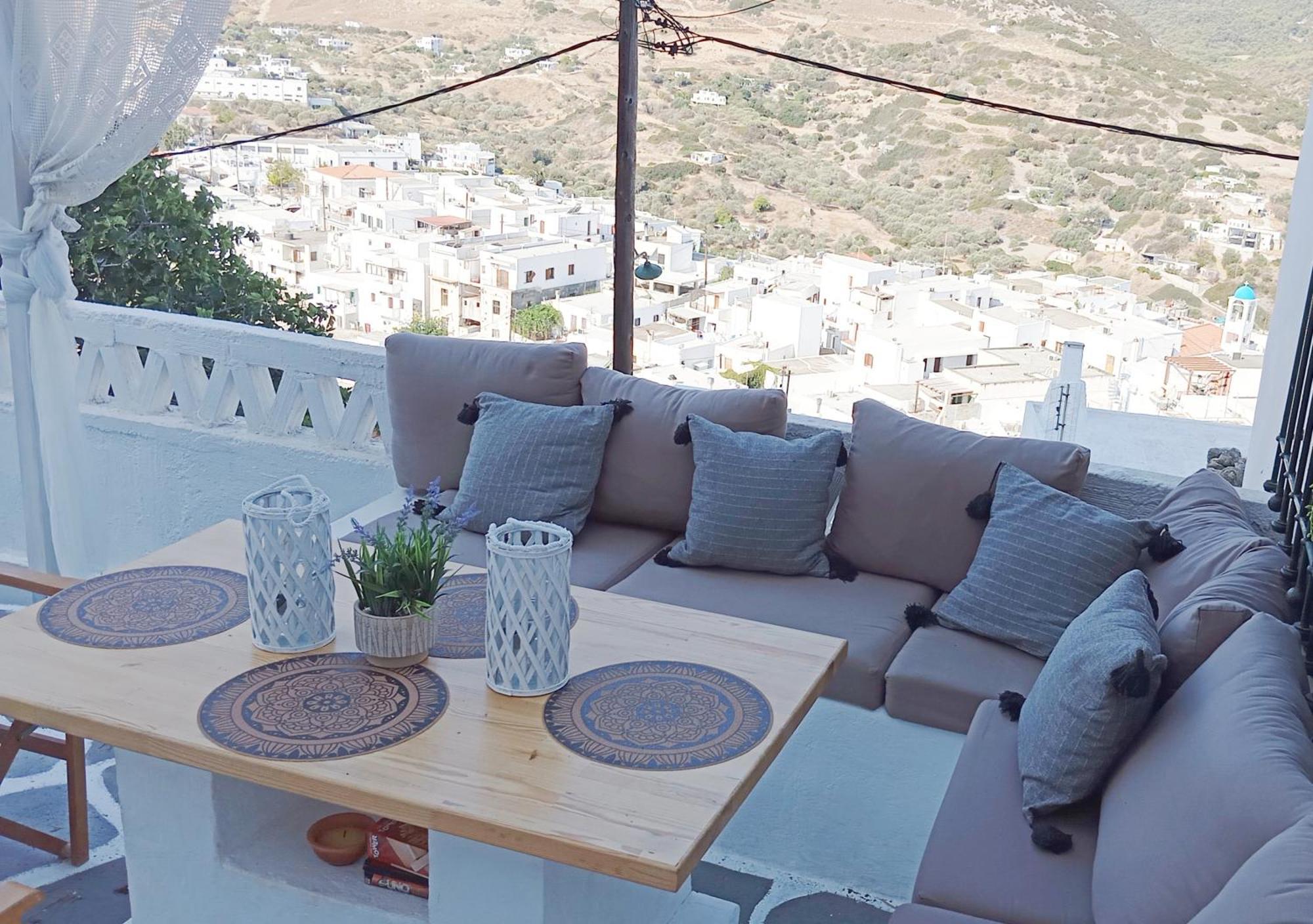 Вилла Vasiliki Skyros Castle View Экстерьер фото